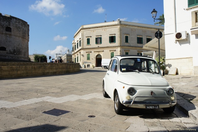 Puglia Otranto white Fiat 500